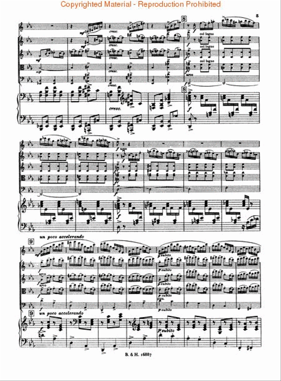 Overture on Hebrew Themes, Op. 34 Clarinet scores gallery preview page 3