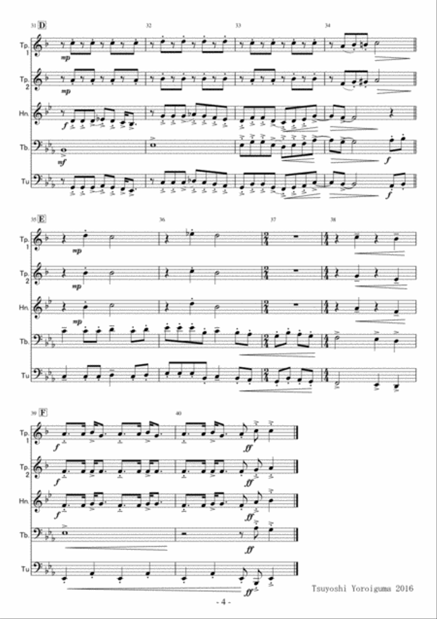 Top Of The World Brass Ensemble scores gallery preview page 4