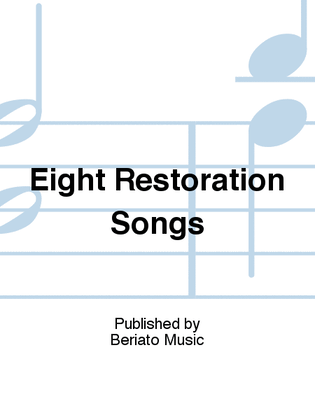 Book cover for Eight Restoration Songs