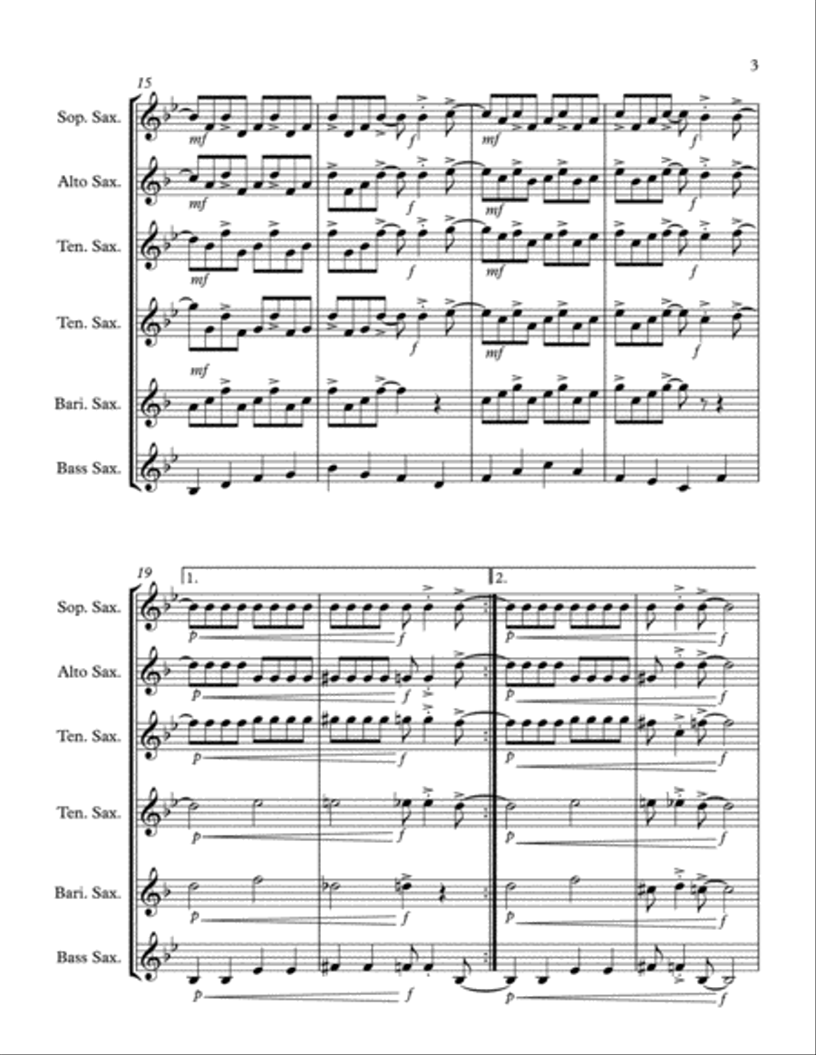 In The Mood Woodwind Ensemble scores gallery preview page 4