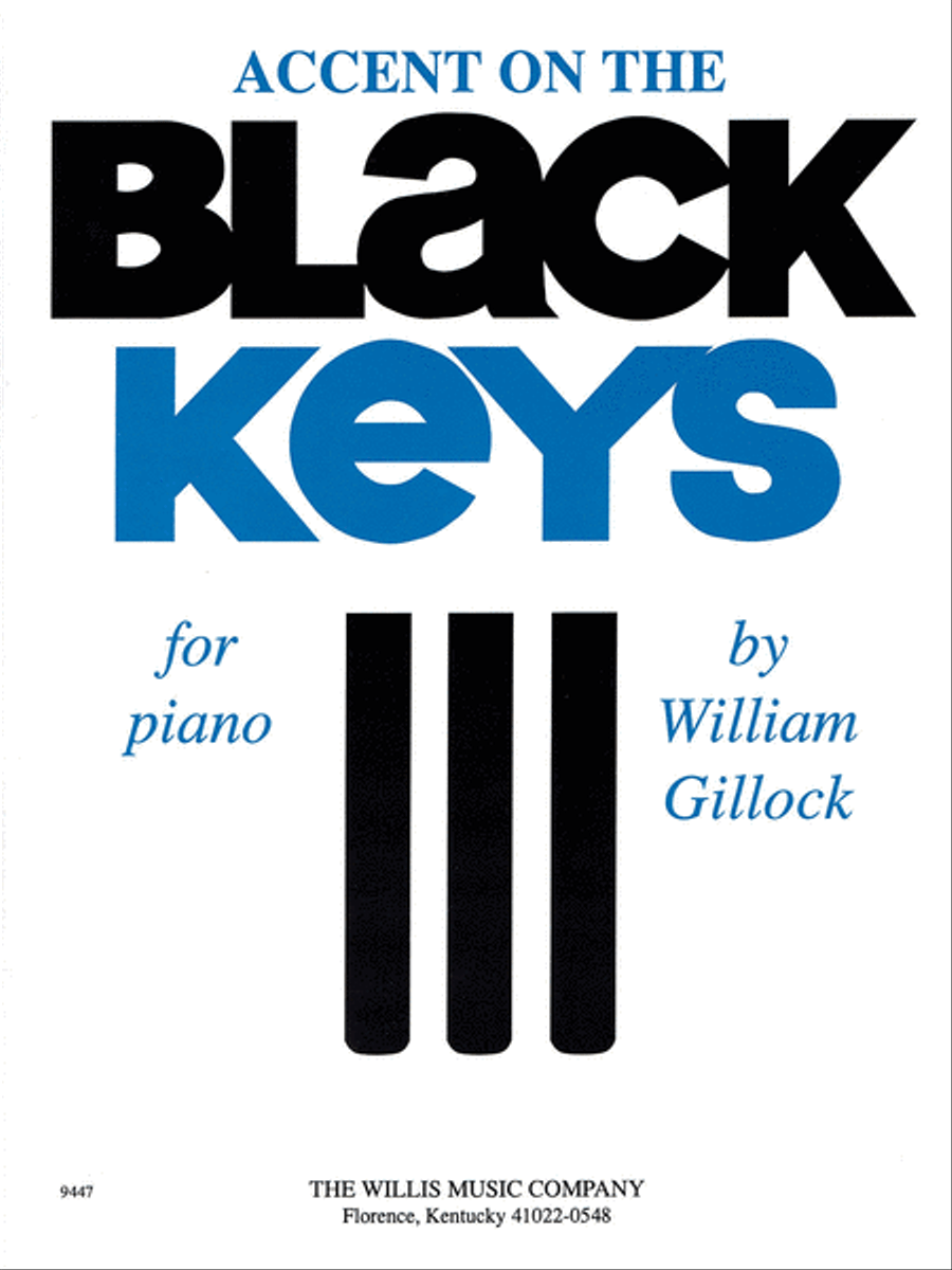Accent on the Black Keys Piano scores gallery preview page 1
