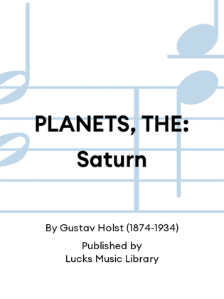 Book cover for PLANETS, THE: Saturn