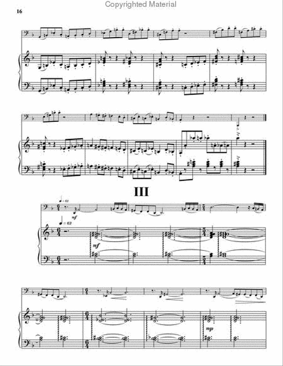 Sonata for Tuba Tuba scores gallery preview page 6