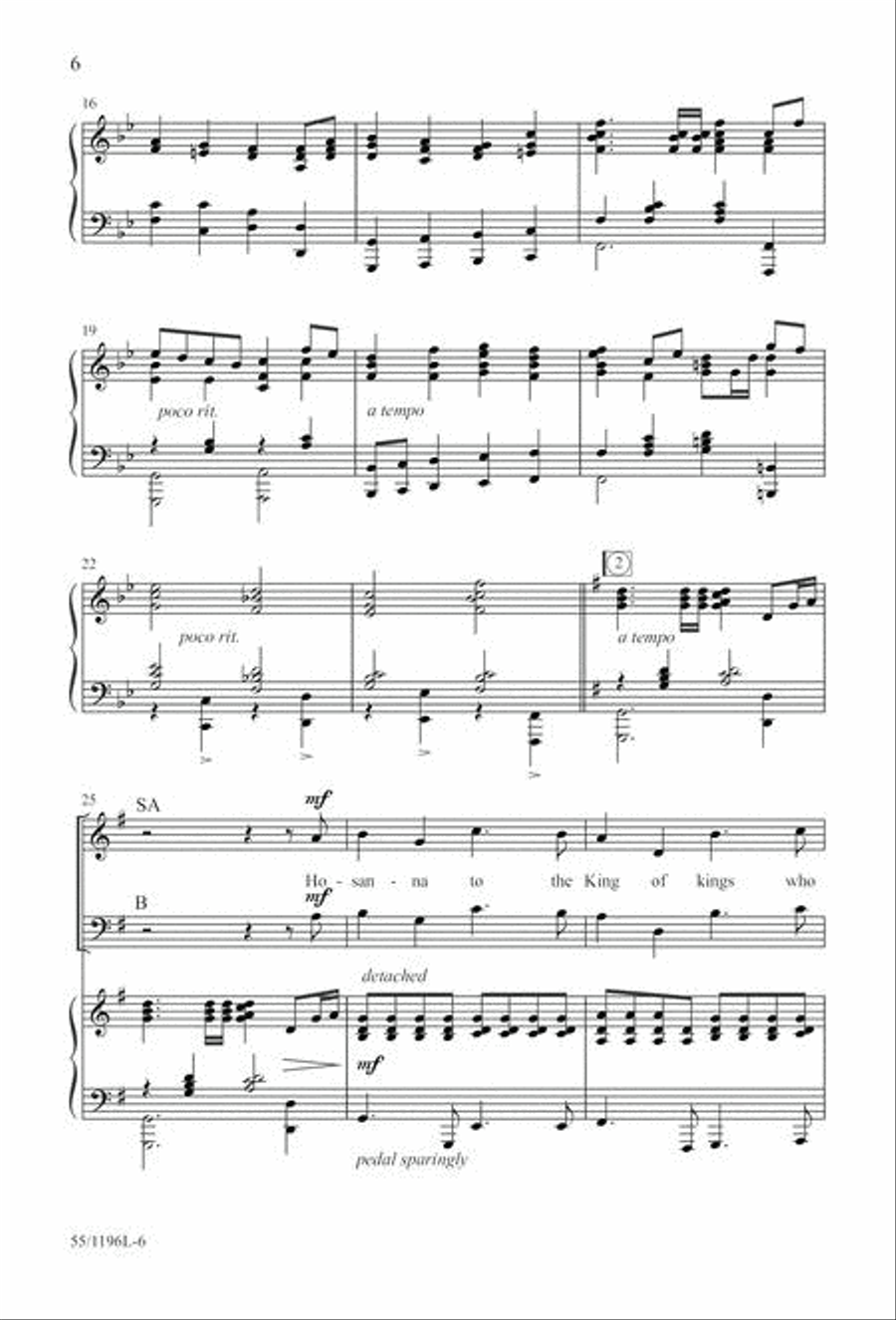 Calvary's Love - SAB Divisi scores gallery preview page 6