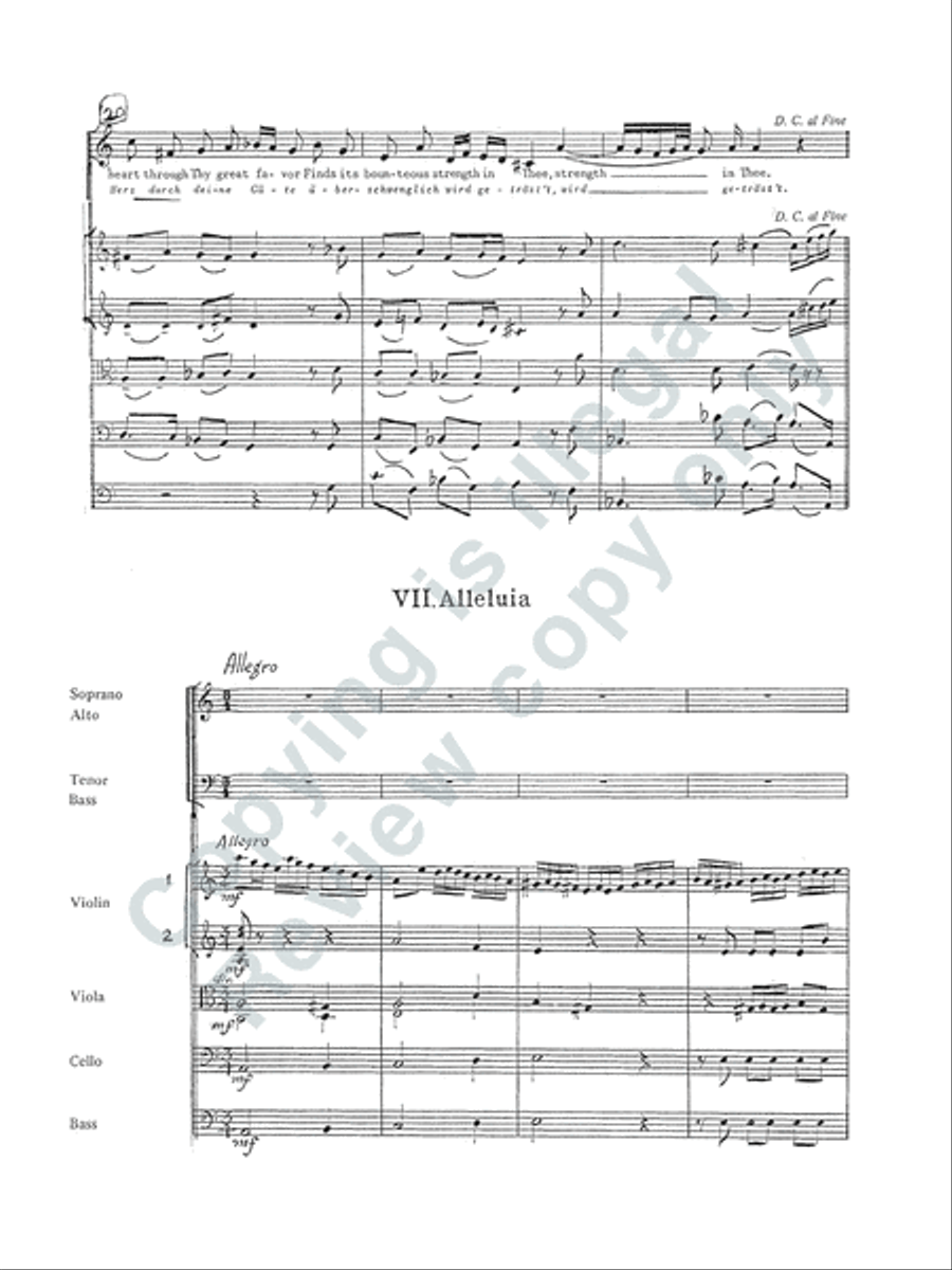 For Us a Child is Born (Additional String Orchestra Score) Choir scores gallery preview page 14