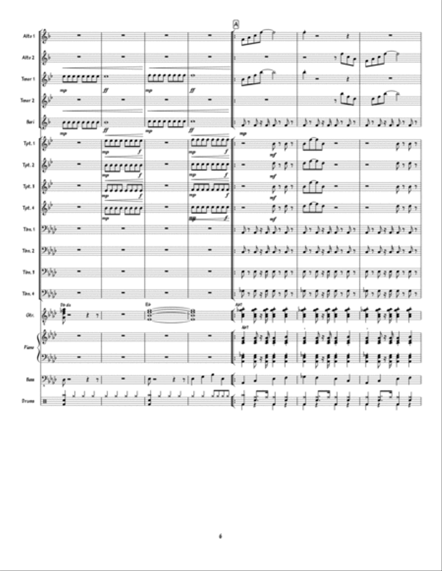 It's Time To Swing Jazz Ensemble scores gallery preview page 6
