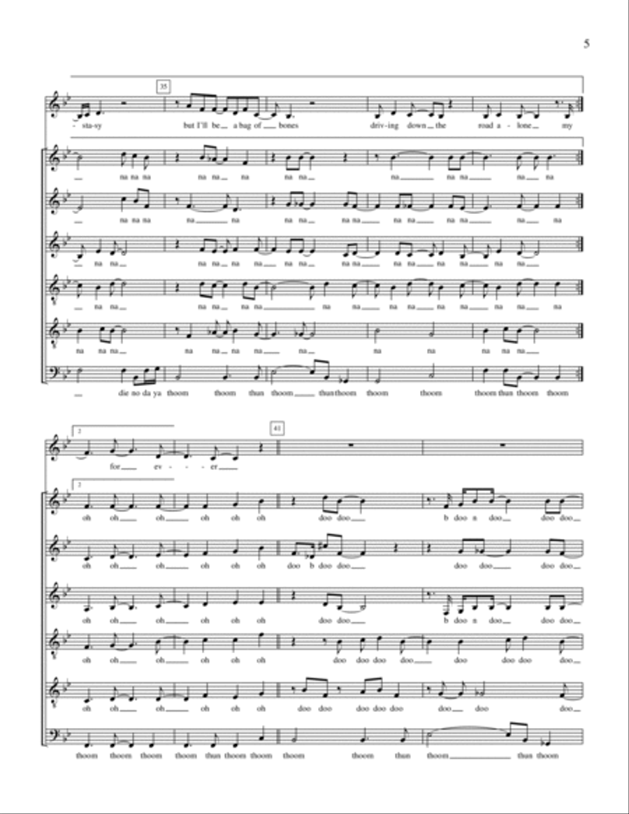 Don't Know Why Don't Know Why A Cappella scores gallery preview page 5