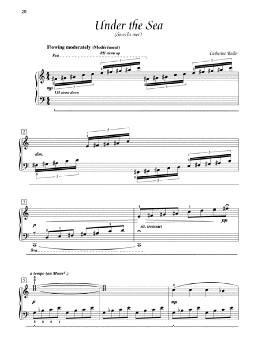 Spotlight on Impressionist Style Piano Solo scores gallery preview page 5