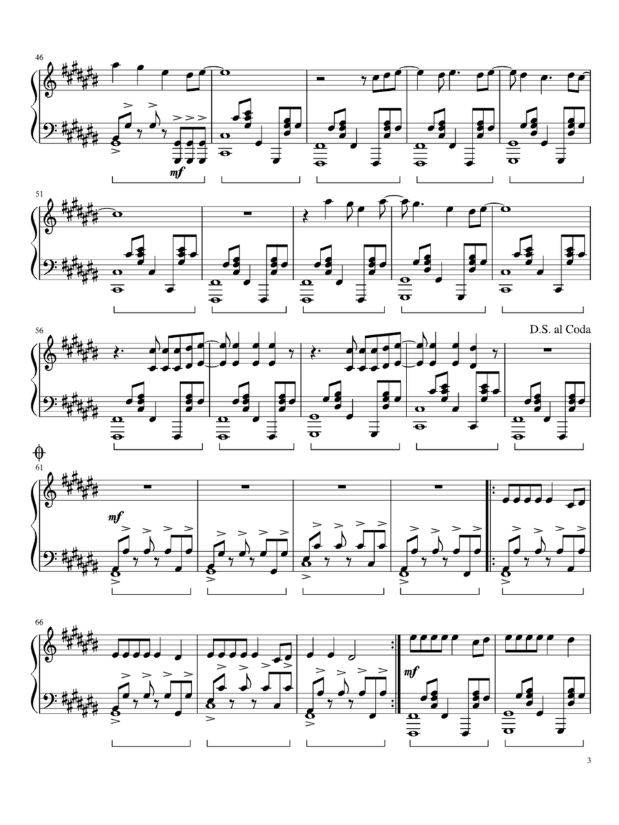 Stitches Easy Piano scores gallery preview page 3