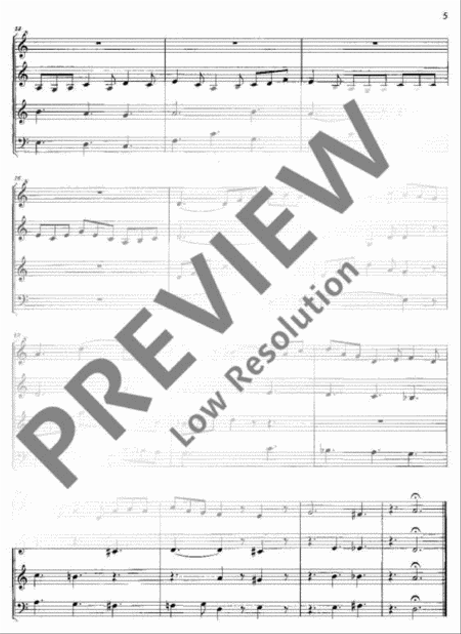 Quartettino Quartettino Recorder scores gallery preview page 6