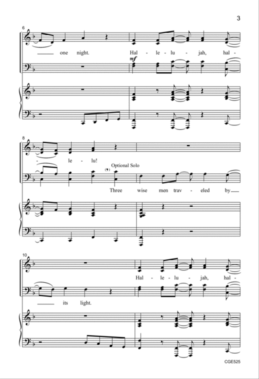 Come and See the Child - SATB 4-Part scores gallery preview page 3
