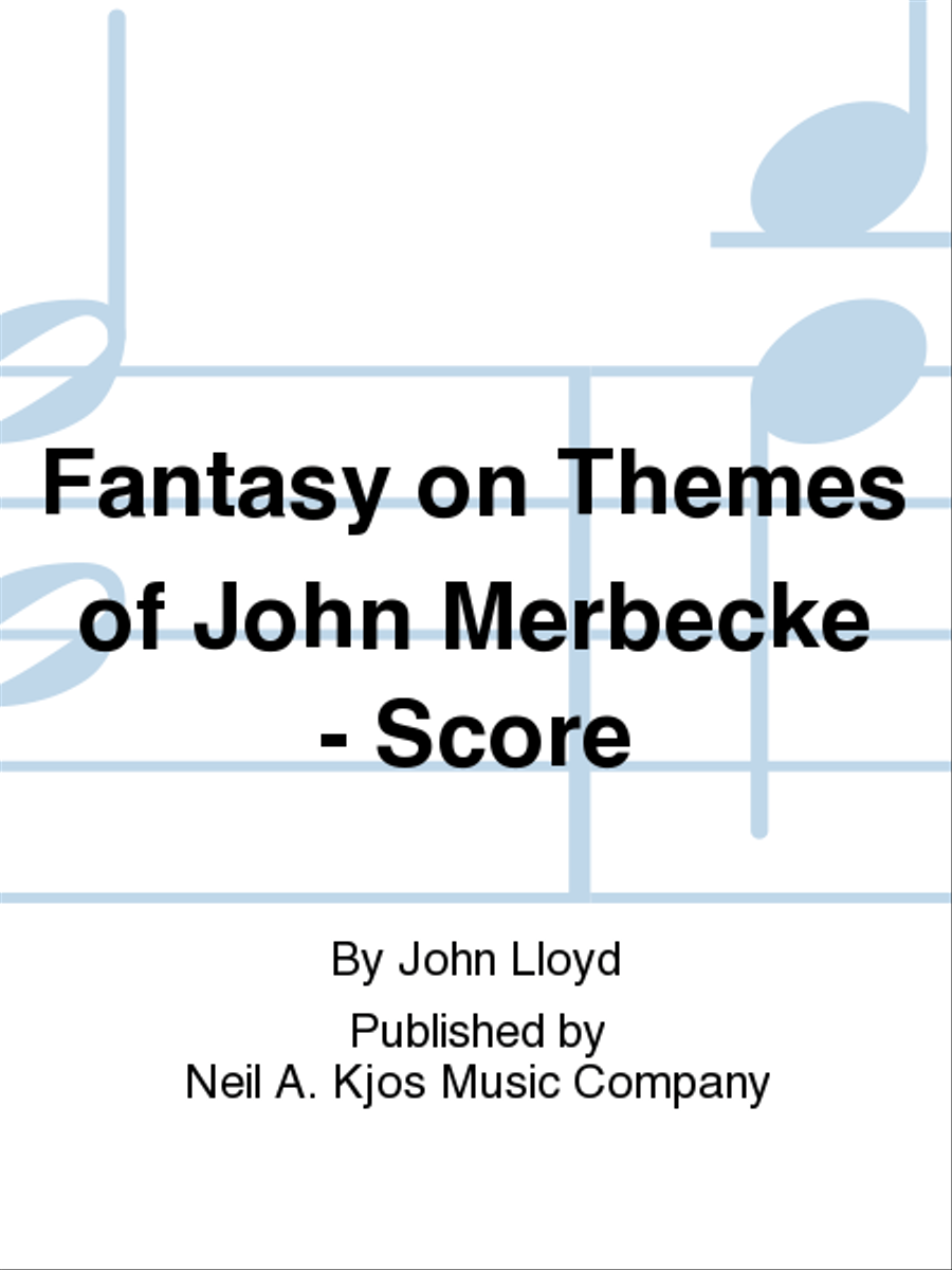 Fantasy on Themes of John Merbecke - Score String Orchestra scores gallery preview page 1