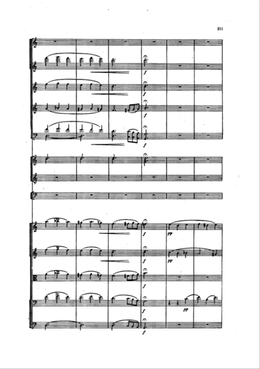 Overture to the vaudeville 'Young Mother and the 48 Year Old Fiance' Full Orchestra scores gallery preview page 3
