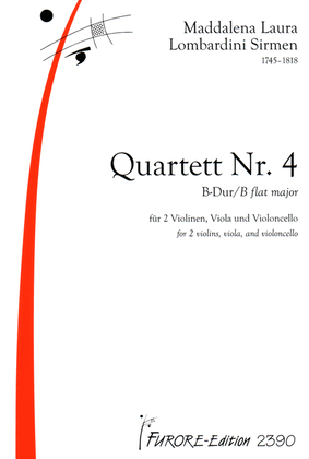 Book cover for Quartet No. 4 B-Dur