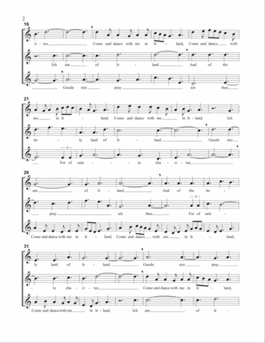 Ich Am Of Irland SSA scores gallery preview page 4