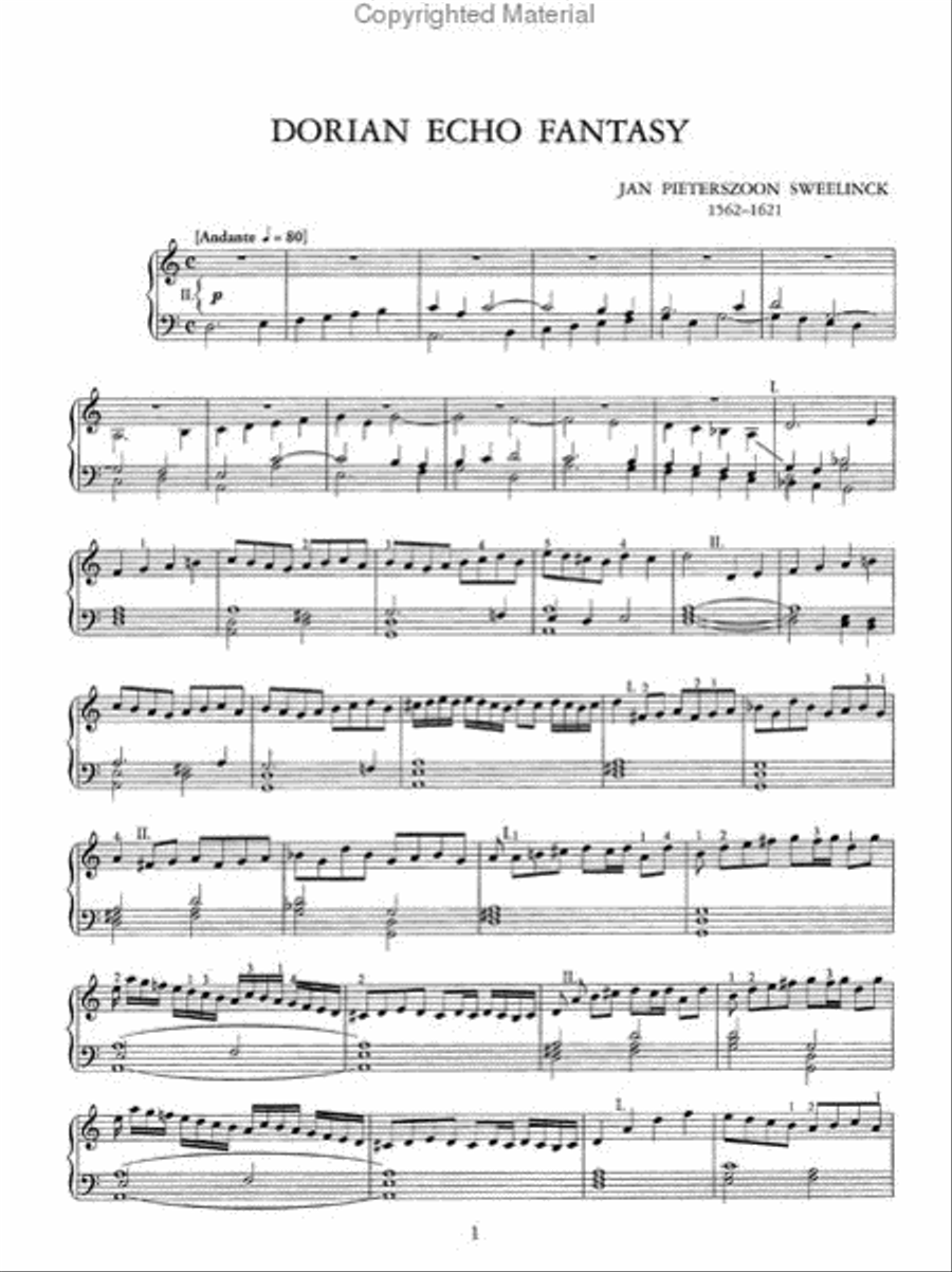 A Treasury of Organ Music for Manuals Only -- 46 Works by Bach, Mozart, Franck, Saint-Saëns and Others Organ scores gallery preview page 2