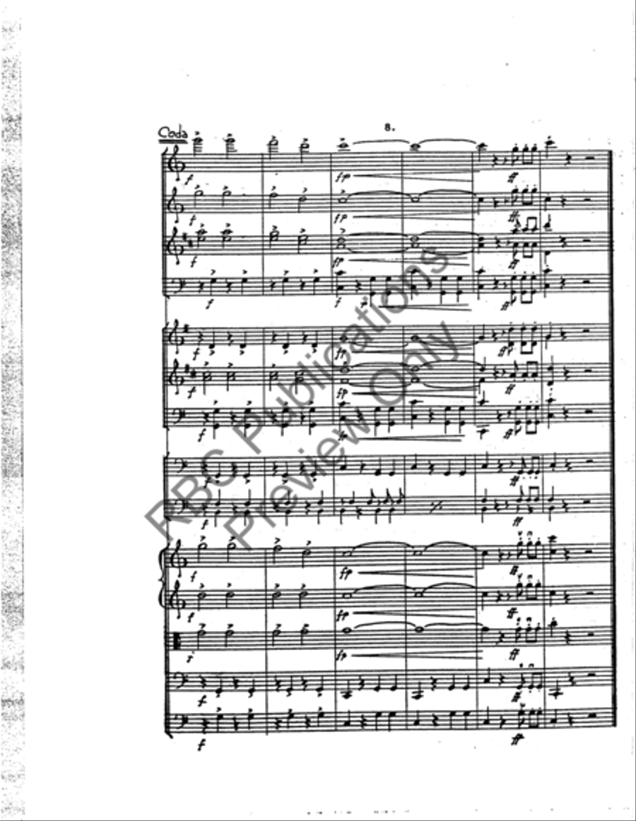 Jingle Beguine Full Orchestra scores gallery preview page 10