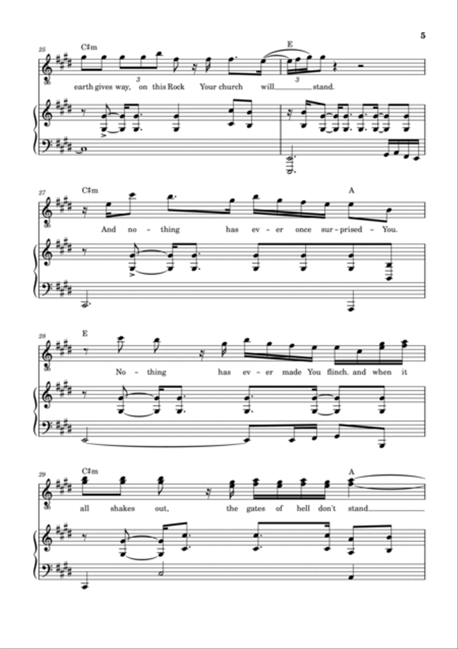Know You Will Piano, Vocal, Guitar scores gallery preview page 6