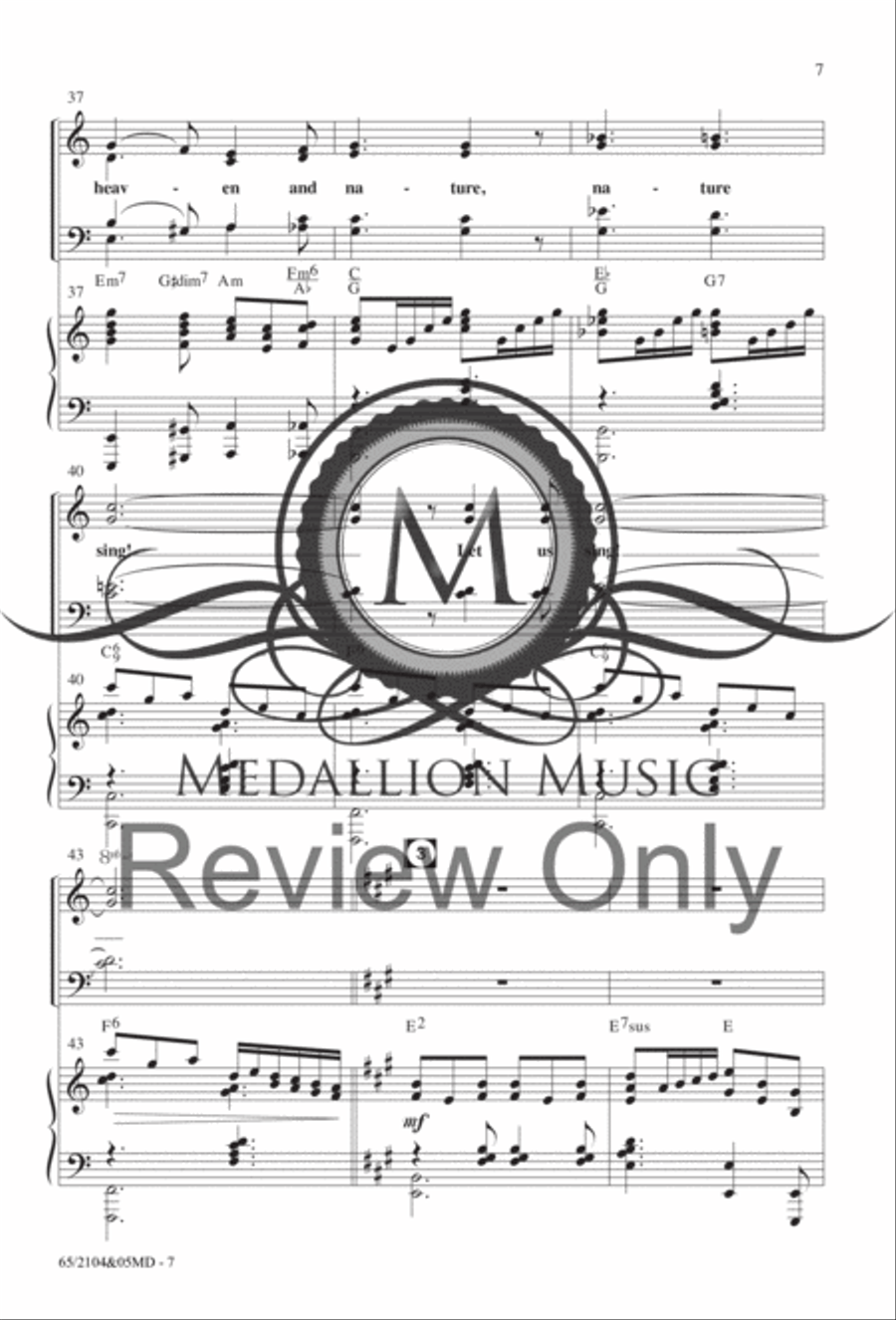 Love Made a Way - SATB with Performance CD 4-Part scores gallery preview page 8
