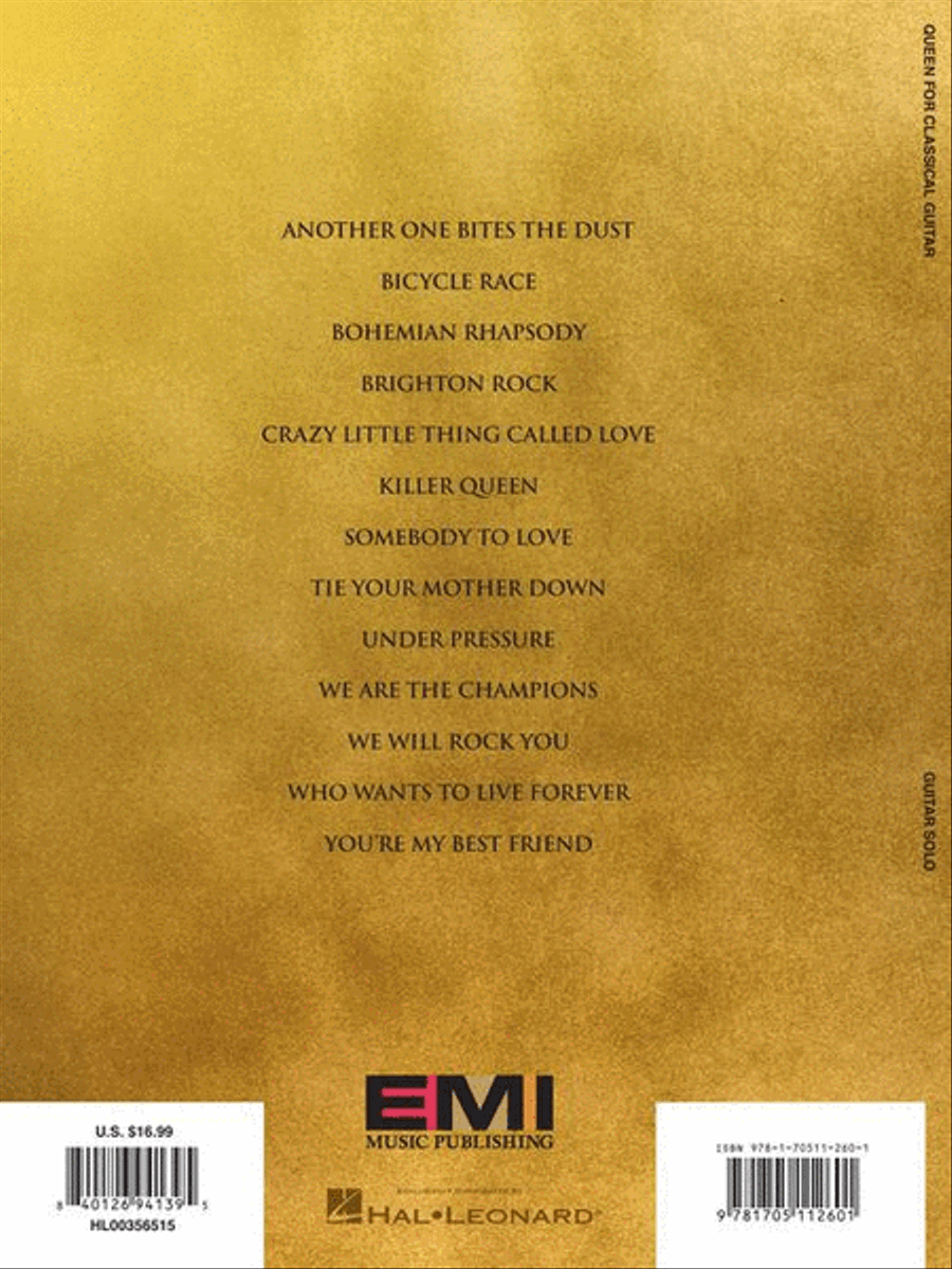 Queen for Classical Guitar Acoustic Guitar scores gallery preview page 7