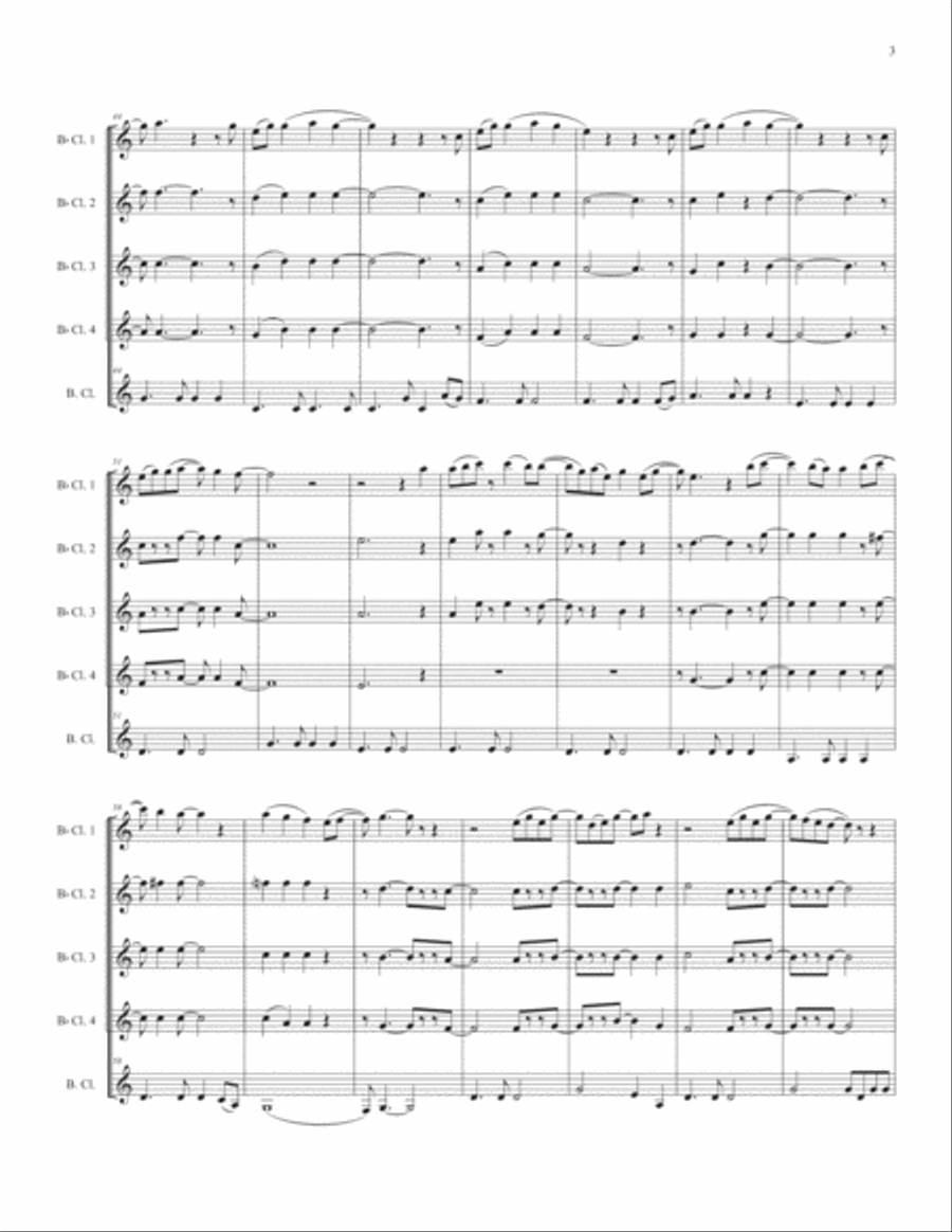 Her Town Too Clarinet Quintet scores gallery preview page 5