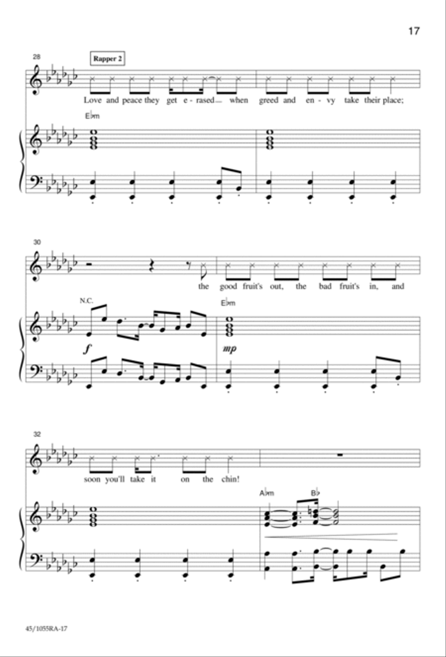 Inside Out (Digital Download) Choir scores gallery preview page 15