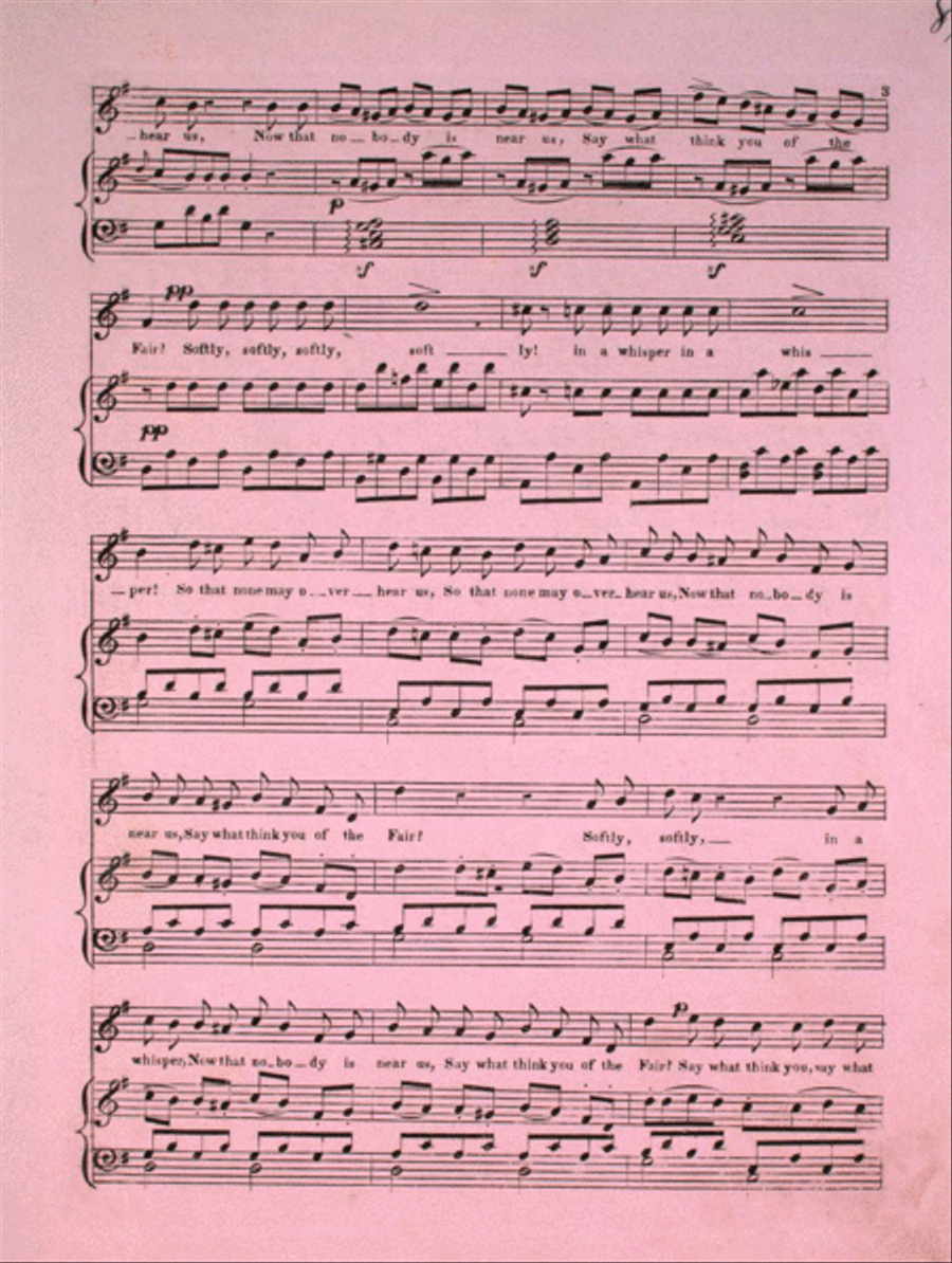 Softly Softly in a Whisper. The Admired Dialogue Quartett Voice scores gallery preview page 3