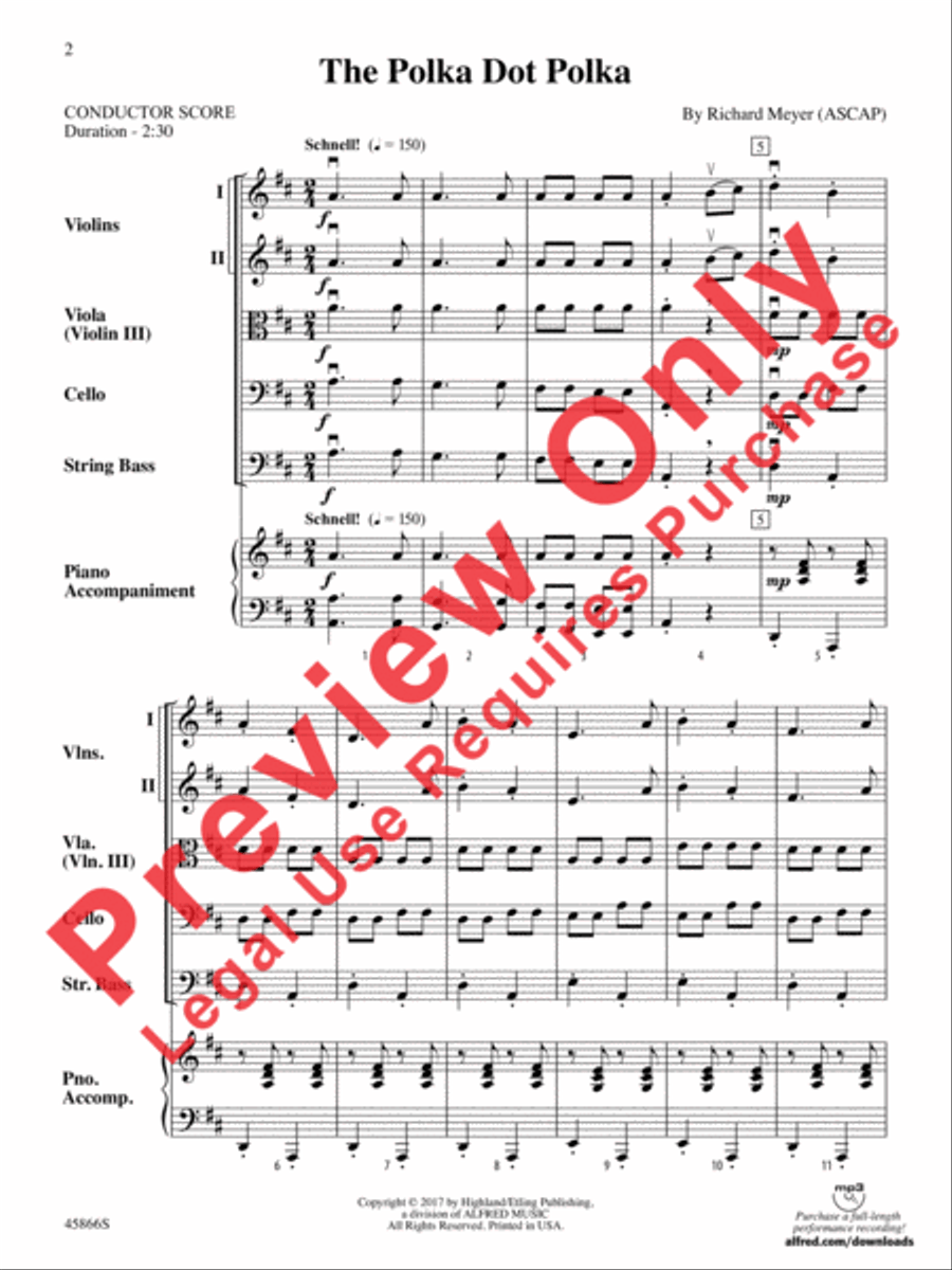 The Polka Dot Polka String Orchestra scores gallery preview page 2
