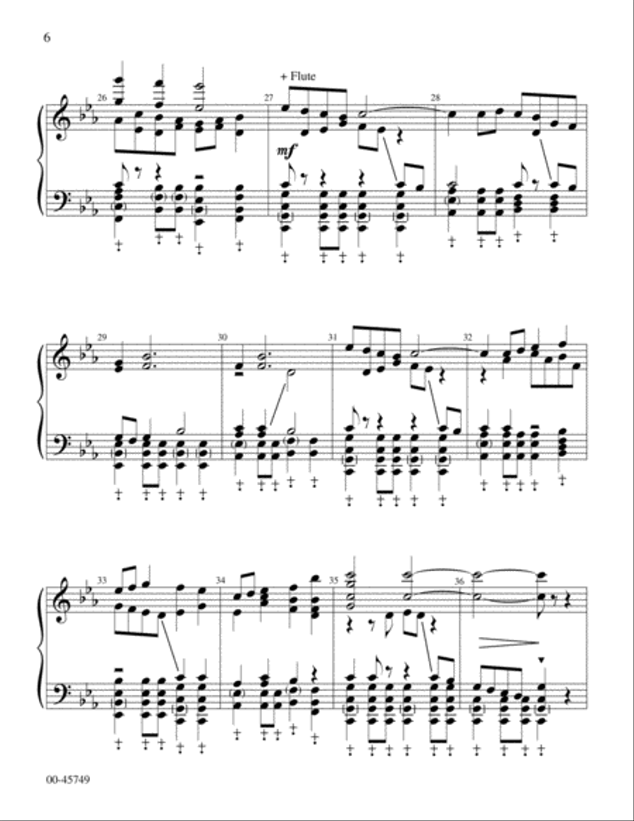 Celtic Dance on Pleading Savior Handbell Choir scores gallery preview page 6