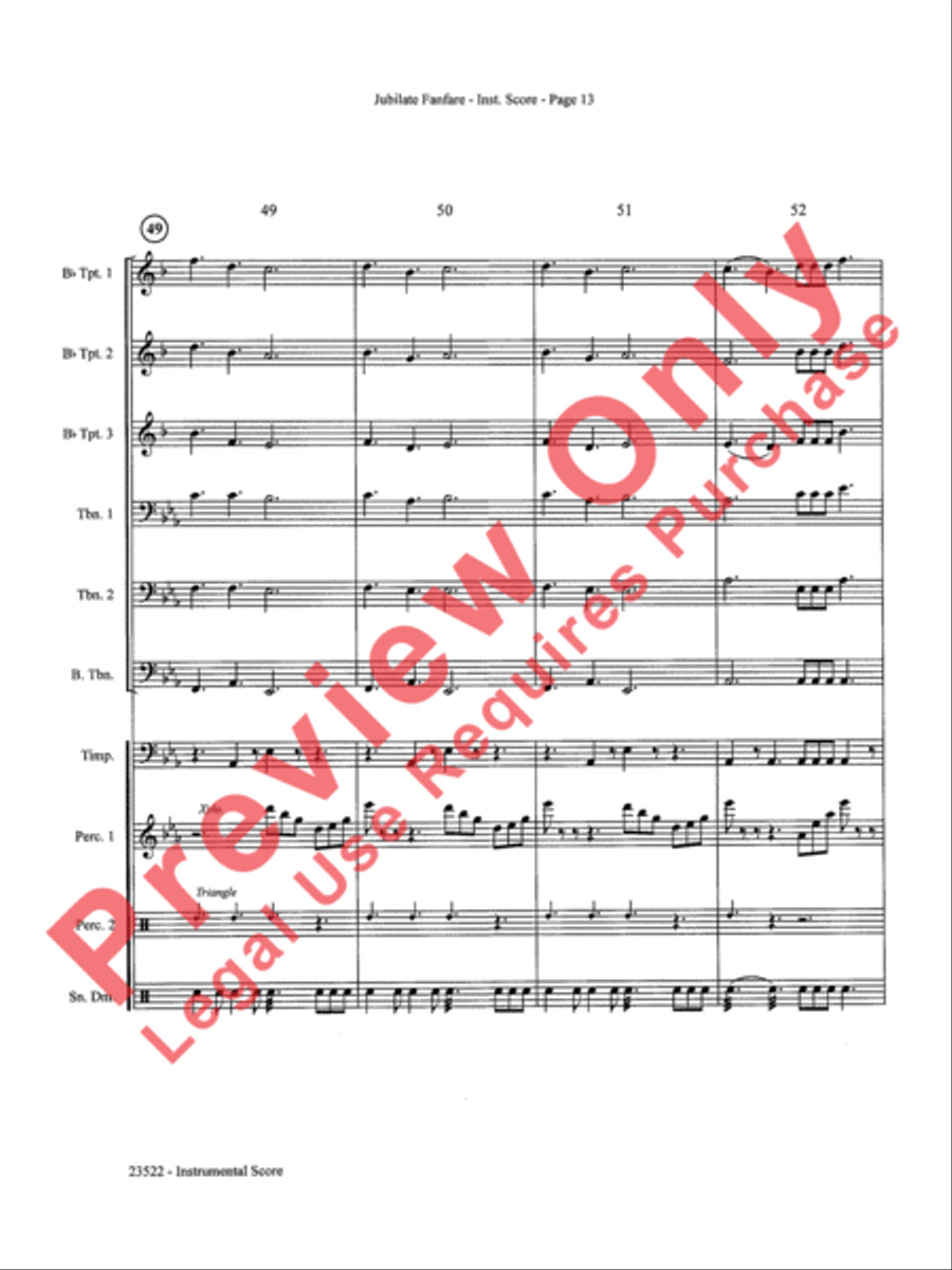 Jubilate Fanfare Jubilate Fanfare Choir scores gallery preview page 14