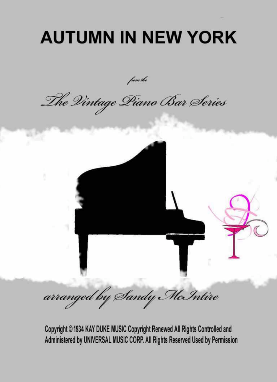 Autumn In New York Autumn In New York Piano Method scores gallery preview page 1