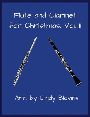 Book cover for Flute and Clarinet for Christmas, Vol. II