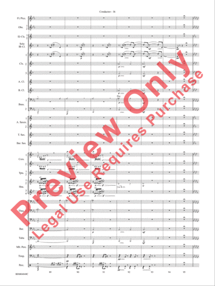 Overture 1812 Overture 1812 Concert Band scores gallery preview page 17