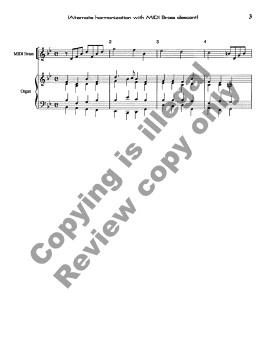 Angels From the Realms of Glory Organ scores gallery preview page 4