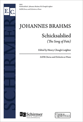 Book cover for Schicksalslied (The Song of Fate), Op. 54