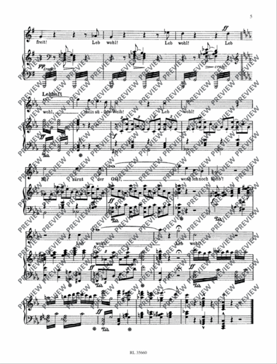 Mein lieber Schwan Mein lieber Schwan Tenor Voice scores gallery preview page 6