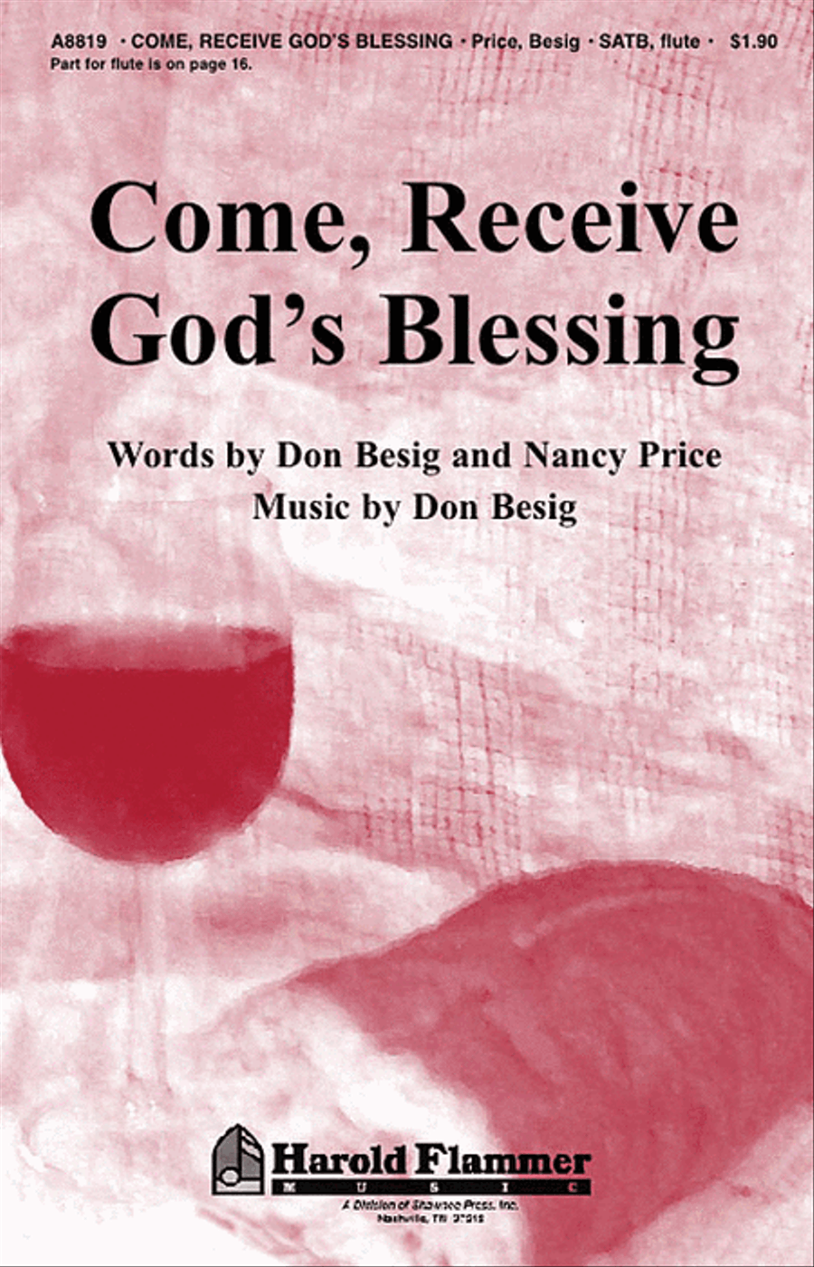 Come, Receive God'S Blessing 4-Part scores gallery preview page 1
