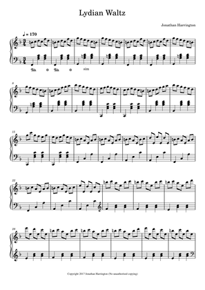 Lydian Waltz for Piano