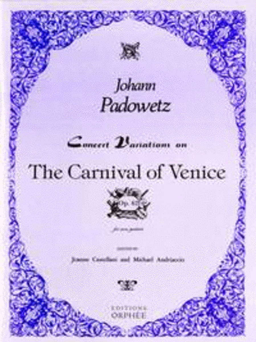 Concert Variations on Carneval of Venice op. 62