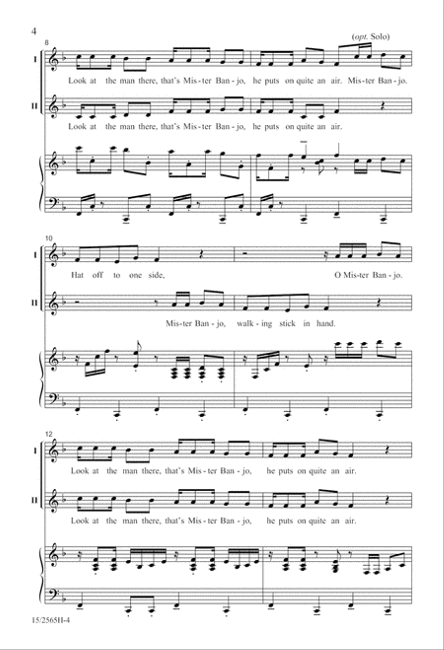 Folk Song Jubilee 2-Part scores gallery preview page 5