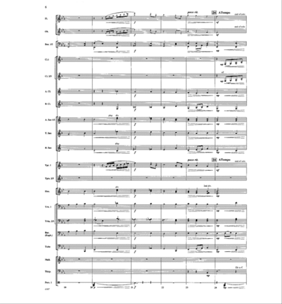 A Child's Lullaby Big Band scores gallery preview page 5