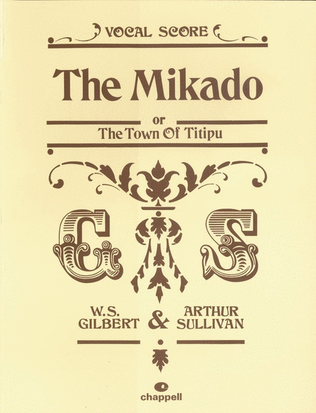 Book cover for The Mikado Vocal Score