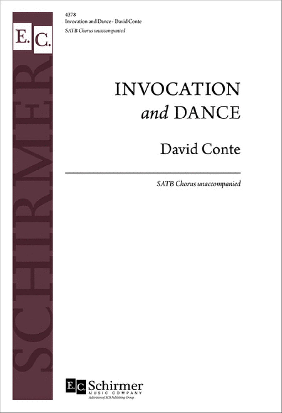 Invocation and Dance 4-Part scores gallery preview page 1