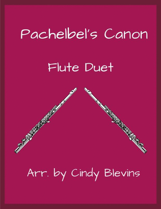 Book cover for Pachelbel's Canon, for Flute Duet