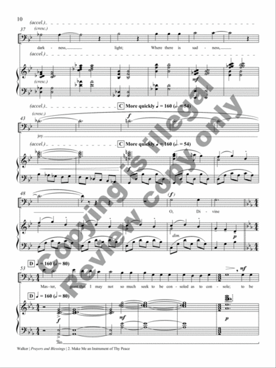 Prayers and Blessings Baritone Voice scores gallery preview page 8