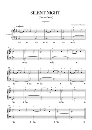 Silent Night - Easy/Beginner Piano