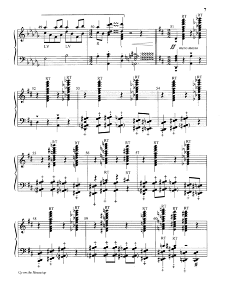 Up on the Housetop 5-Octaves scores gallery preview page 16