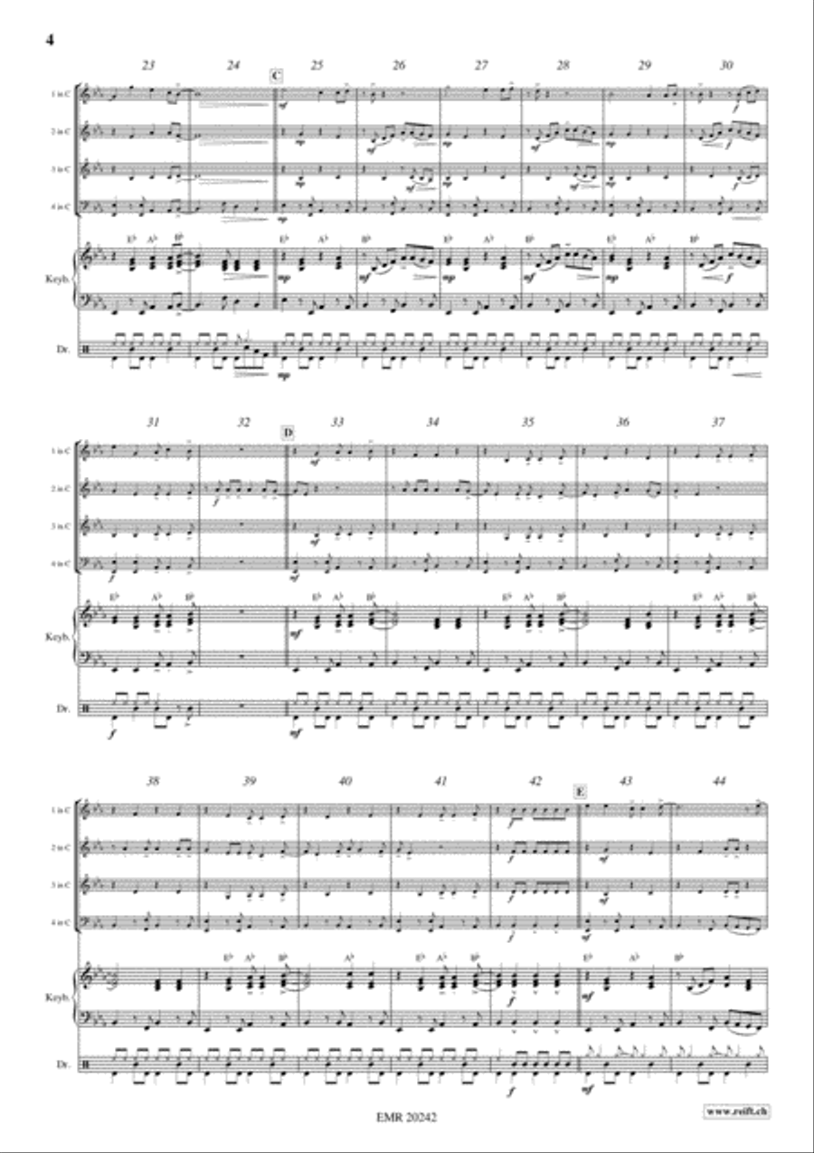 La Bamba La Bamba Brass Ensemble scores gallery preview page 4