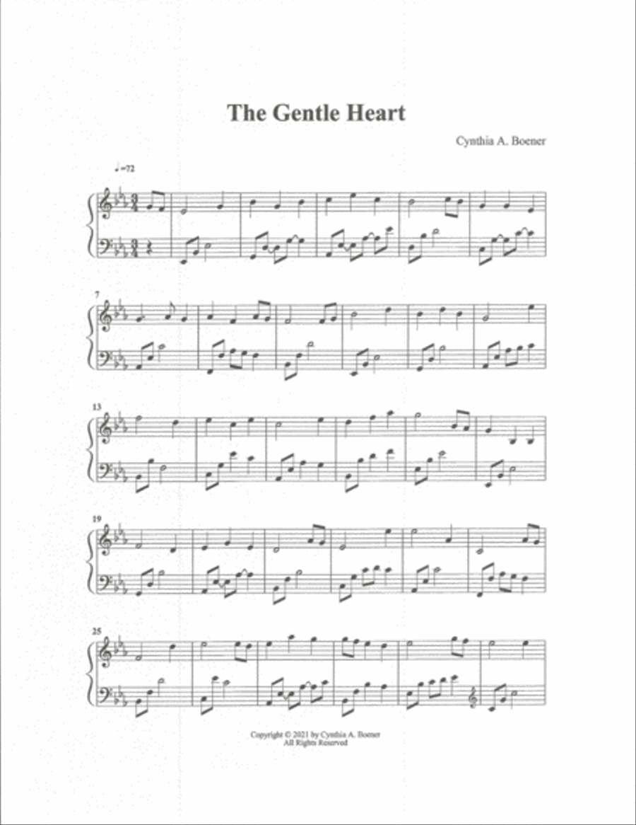 The Gentle Heart Harp scores gallery preview page 2