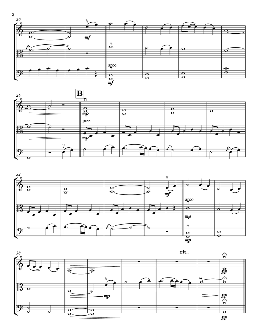 A Gift Of A Thistle String Trio scores gallery preview page 2